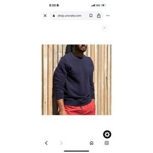 Outerknown Mens' Dark Navy Sweatshirt